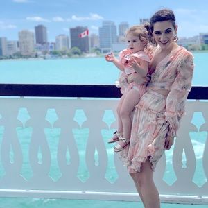 Mommy and Me Bundle for Photoshoot/Party Event Dainty feminine floral outfits